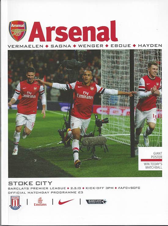 Arsenal FC v Stoke City FC